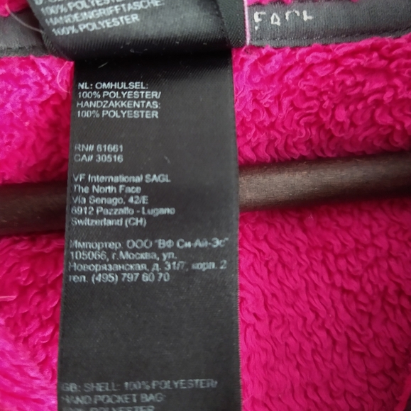 The North Face Oso Fuchsia Girls Jacket Size Large - Picture 14 of 14